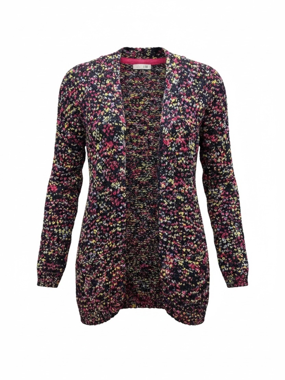OVLA Sz M Multicolor Fleck Cardigan Sweater
